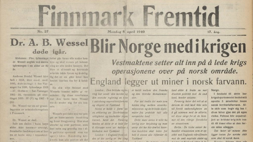 Avis Finnmark Fremtid